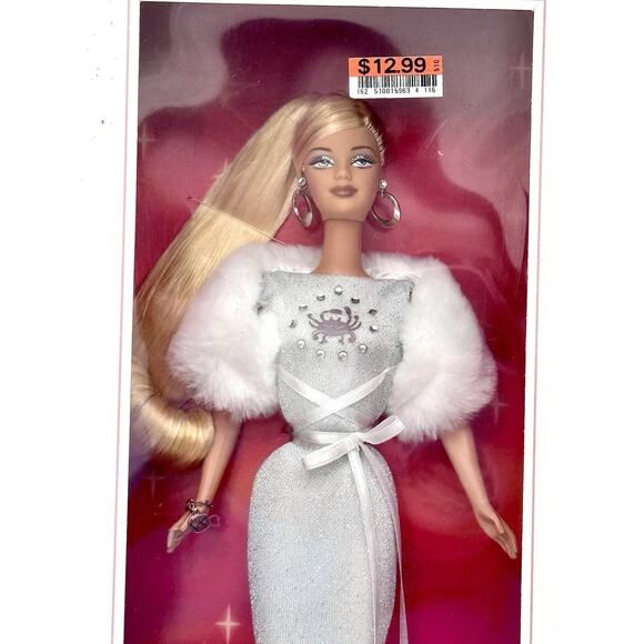 2004 Zodiac Cancer Barbie C6243 Pink Label Mattel Collector – NRFB - Picture 2 of 8